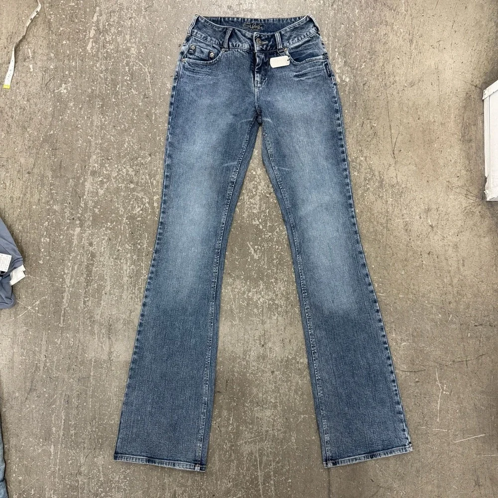 Silver Jeans Flare Denim Women 26 Blue Excellent Y2K Low Rise Bootcut Vintage